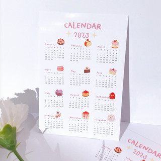 (พร้อมส่ง) ปฏิทิน โปสการ์ด 2023 calendar postcard