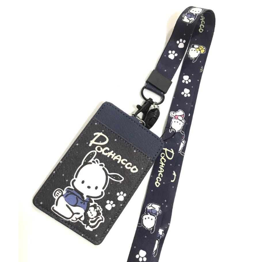 POCHACCO B1T สายคล้องคอ สายคล้องบัตร ที่ใส่บัตร ซองใส่บัตร พร้อมสายคล้องคอ ลาย PCC  B1 T  งานดี สวยง