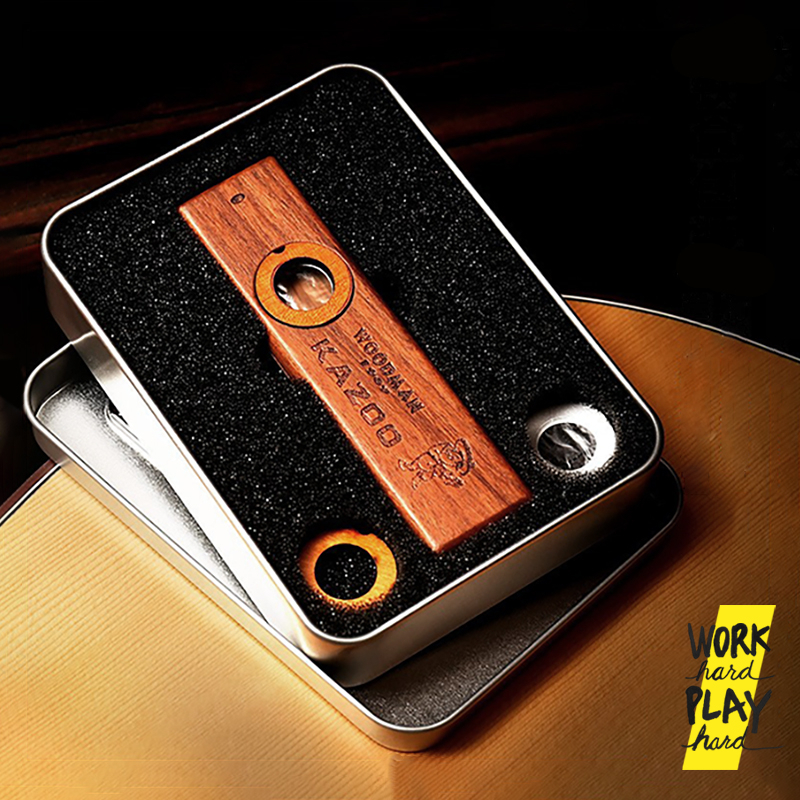 WHPH shop kazoo *พร้อมส่ง* พร้อมกล่องเหล็ก คาซูไม้