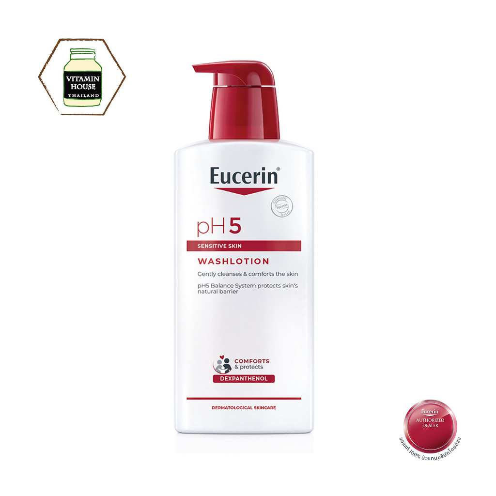 Eucerin pH5 WashLotion / ครีมอาบน้ำถนอมผิว 400 ml