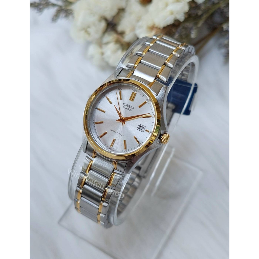 Casio นาฬิกาข้อมือผู้หญิง และผู้ชาย รุ่น LTP-1183G-7A ,MTP-1183G-7A สายสองกษัตริย์ -ของแท้ 100% รับประกัน 1 ปี
