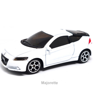 รถเหล็ก Majorette Honda CRZ ฮอนด้า ซีอาร์ซี สีขาวกระจกดำ (Mirror Black)