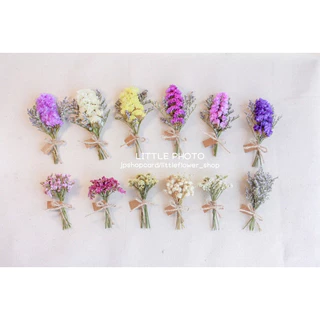 JPCraft🌻-พร้อมส่ง-ช่อดอกไม้แห้ง ไซส์มินิ ช่อดอกไม้จิ๋ว พร้อมป้ายเเทกน่ารักๆ(ขั้นต่ำ3ช่อ)(FM1)