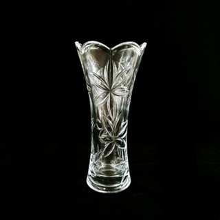 GLASS HUB ((AMOR) ) Vase 200 SD - แจกันแก้ว ลายคริสตัล เจียระไน เหมาะสำหรับใส่ดอกไม้ ตกแต่งบ้าน