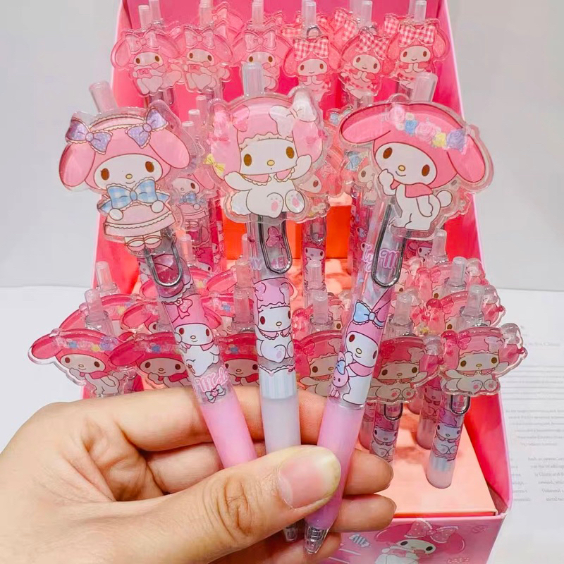 พร้อมส่ง ปากกา ลาย My Melody ด้ามอคิลิค(แกะไม่ได้)