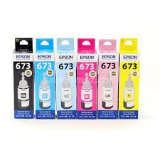 EPSON INK BOTTLE T673100/BLACK /CYAN /MAGENTA / YELLOW/LIGHT CYAN/LIGHT MAGENTA