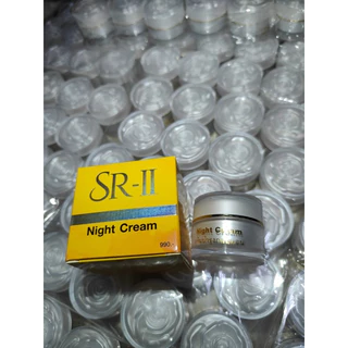 ครีมกลางคืนขนาด10กรัม เอสอาร์ทู SR-II (ล่าสุดเนื้อเหลืองอ่อนปกติ) ของแท้100%