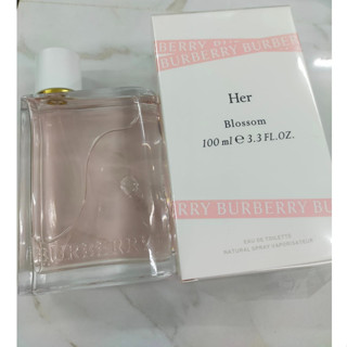 100ml กล่องซีล ของแท้ 100 % Burberry Her Blossom EDT สดใส เปี่ยมไปด้วยพลัง น้ำหอม น้ำหอมผู้หญิง 100ml.