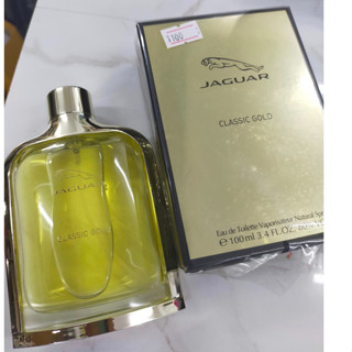 100ml กล่องซีล ของแท้ 100 % Jaguar Classic Gold For Men 100 ml. น้ำหอม น้ำหอมผู้ชาย หอมสดชื่น