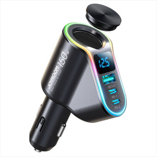 JOYROOM JR-CL21 Car Charger 4 in1 PD3.0+QC3.0 150W - ที่ชาร์จในรถ มีเทคโนโลยีชาร์เร็ว