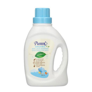 Pureen organic baby liquid detergent 750ml.เพียวรีน น้ำยาซักผ้าสำหรับเด็กชนิดน้ำ