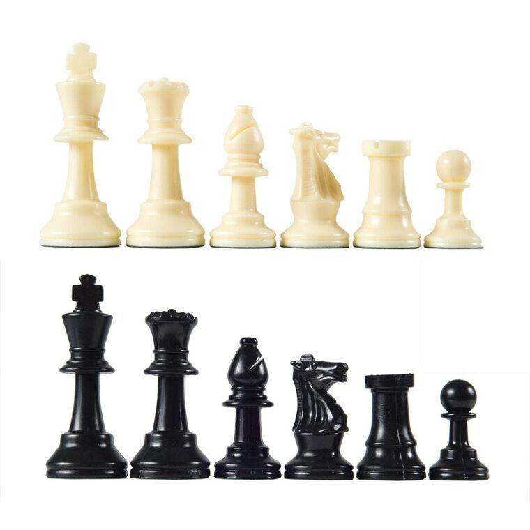 [Super Chess] Basic Plastic Chess Pieces ตัวหมากรุกสากล(ตัวเบา)