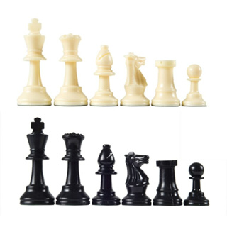 (ตัวแทนchessgo)Analysis Plastic Chess Pieces ตัวหมากรุกสากล(ตัวเบา)
