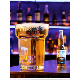 ส่งด่วน 1วัน!!! แก้วเบียร์ Hoegaarden ( เต็มแก้ว ) ขนาด 4100ML big sizeใหญ่จุใจ แก้วใส หนา อย่างดี!!