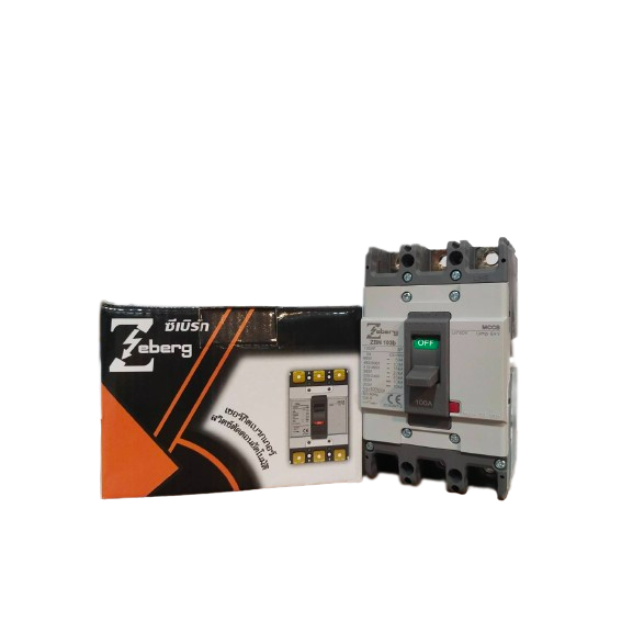 โมลเคสเซอร์กิตเบรกเกอร์ Zeberg ZBN 103b 100AF 3P (MCCB)
