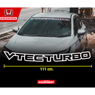 สติกเกอร์คาดหน้า vtecturbo สำหรับ hondacity turbo city2020 citygn