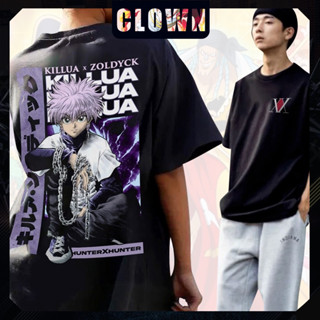 แฟชั่น Casual Anime Graphic tee เสื้อยืดสีขาว Unisex