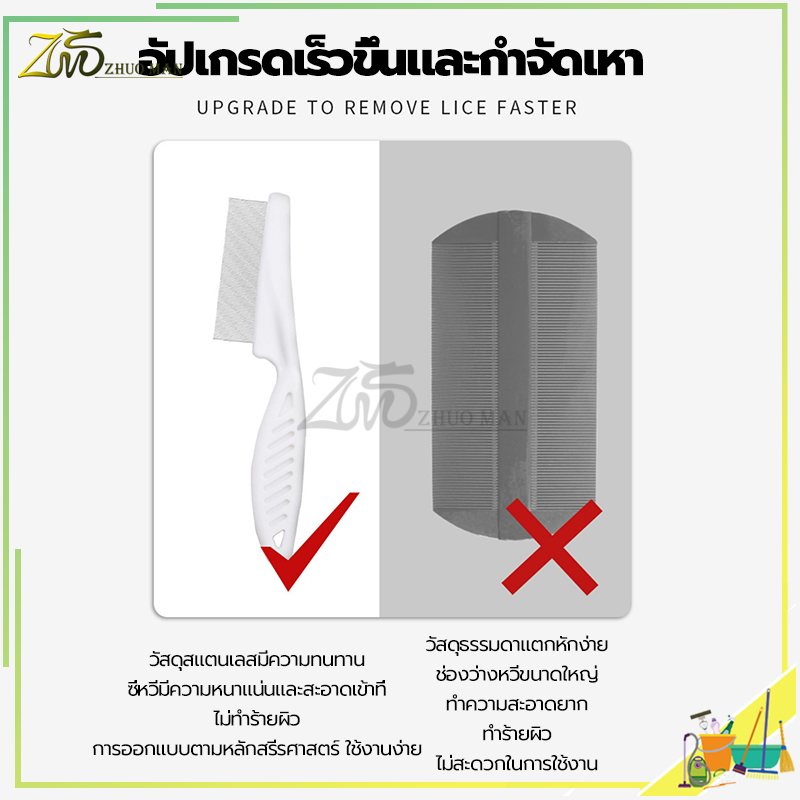 หวีหมัดแมว18CMแปรงหวีขนแมว สแตนเลส ด้ามจับถูกออกแบบให้จับถัดมือ ดูแลขน ให้สัตว์เลี้ยงถูกสุขลักษณะและมีสุขภาพดี มี2ขนาด ราคา ถูกที่สุด ดีลบีเคเค แกลเลอรีภาพที่ 8
