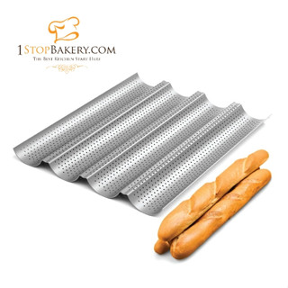 SNY French Bread/Baguette 380x320mm, Silver /พิมพ์อบขนมปังบาแกตต์