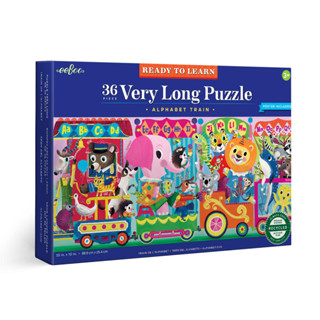 eeBoo Alphabet Train 36 Pc Long Puzzle จิ๊กซอว์รูปรถไฟอักษรภาษาอังกฤษ แบบ 36 ชิ้น