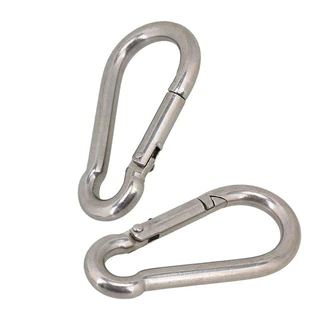 304 Stainless Steel คาราบิเนอร์ M4 M5 M6 M8 M10 ไม่เป็นสนิม แข็งแรง รับน้ำหนักได้ ตะขอ