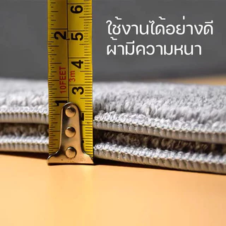ขายดีทุกร้าน ผ้าม็อบไมโครไฟเบอร์ ม็อบถูพื้น Spin Mop ดันฝุ่น ราคาโรงงาน