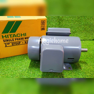 HITACHI มอเตอร์ไฟฟ้า 220V.รุ่น EFOUP-KQ 2HP 4P (2แรงม้า) 1.5kW./ ความเร็วรอบ 1430 รอบ/นาที MOTOR มอเตอร์