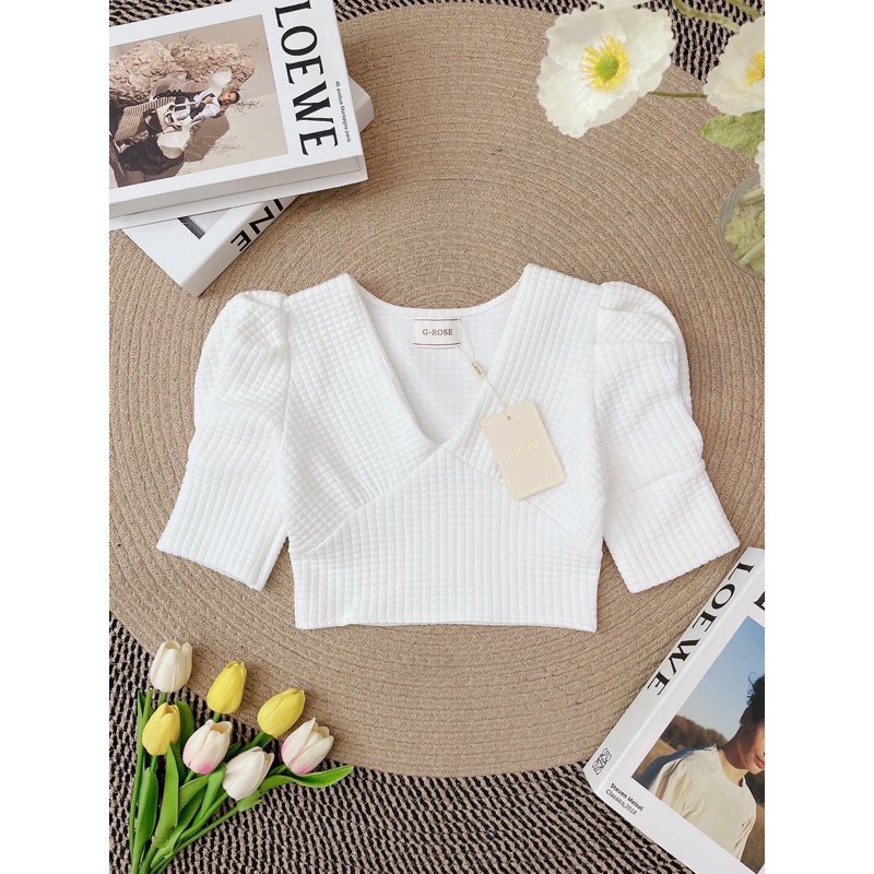 ส่งต่อเสื้อครอปป้ายG-rose