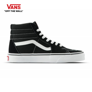 VANS SK8-HI BLACK/BLACK/WHITE รองเท้า ผ้าใบ VANS ชาย หญิง