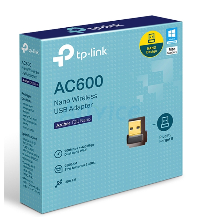 TP-LINK Archer T2U Nano AC600 / AC1300 Nano Wireless USB Adapter