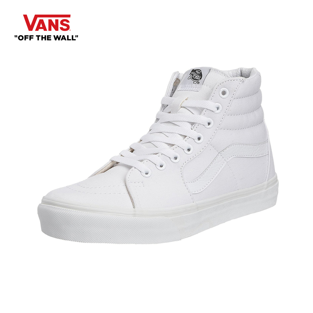 VANS SK8-HI - TRUE WHITE รองเท้า ผ้าใบ VANS ชาย หญิง