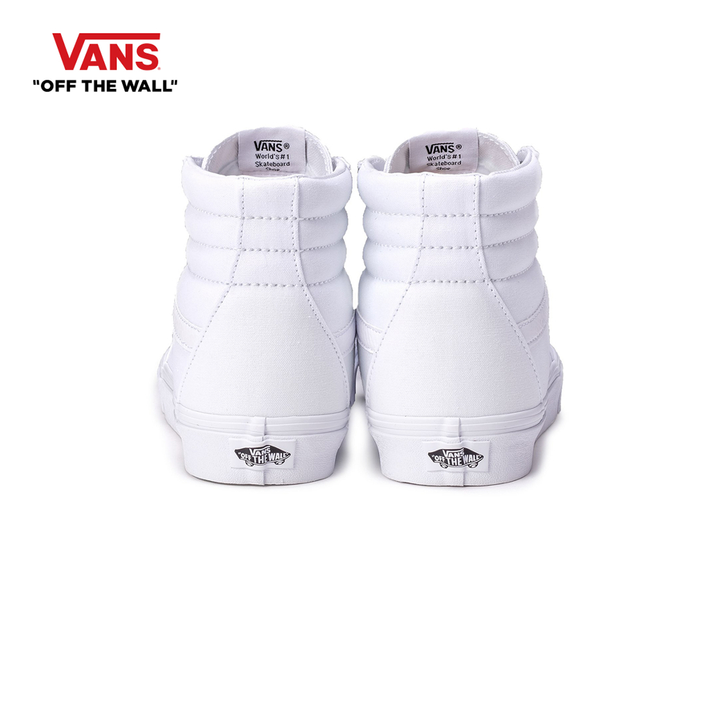 VANS SK8-HI - TRUE WHITE รองเท้า ผ้าใบ VANS ชาย หญิง