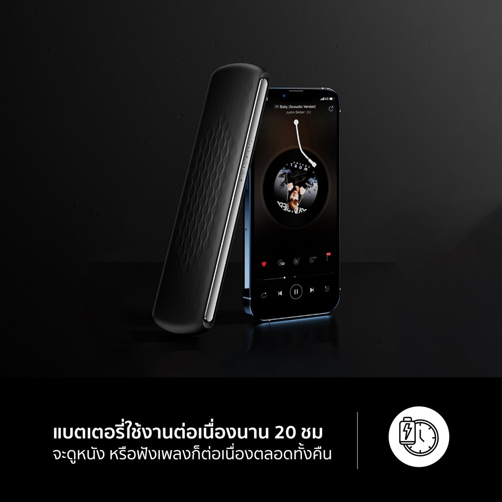 ใหม่ Bone Conduction Sleep Speaker ลำโพงใต้หมอน ช่วยเพิ่มการนอนหลับ แบบส่วนตัวการใช้งานระบบสั่นลดการรบกวน