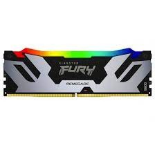 (KF564C32RSA-16)16GB (16GBx1) DDR5 6400MHz RAM (หน่วยความจำ) KINGSTON FURY RENEGADE DDR5 RGB (BLACK-SILVER) (KF564C32RSA