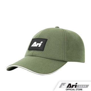 ARI RUBBER PATCH CAP - LIGHT OLIVE/BLACK/WHITE หมวก อาริ สีเขียว