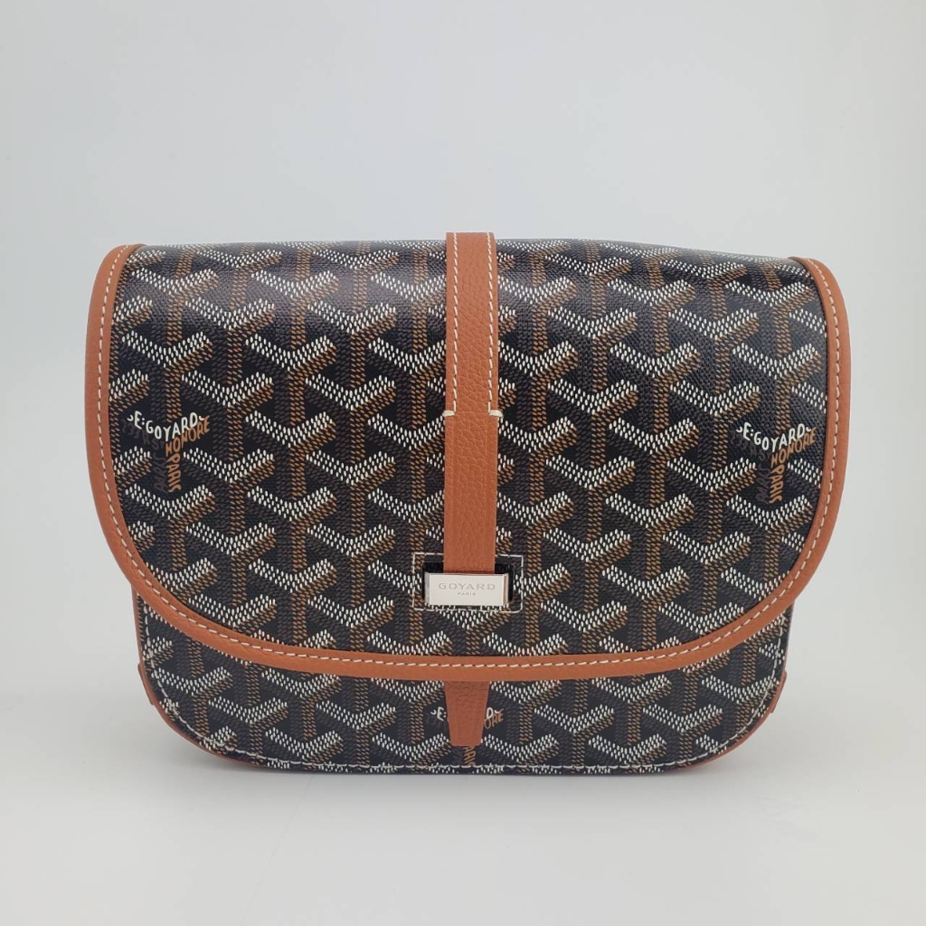 กระเป๋าสะพายข้าง Goyard รุ่น Belvedere ขนาด MM สีน้ำตาล