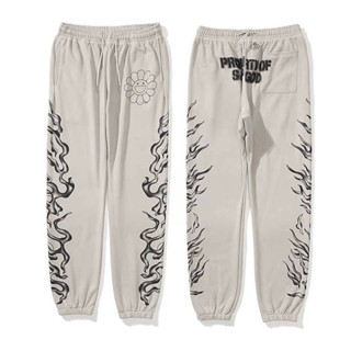 SAINT MICHAEL X TAKASHI MURAKAMI PANTS กางเกงขายาวเอวยางยืด แบรนด์เซนต์ไมเคิล collabs กับทาเคชิ มุราคามิ