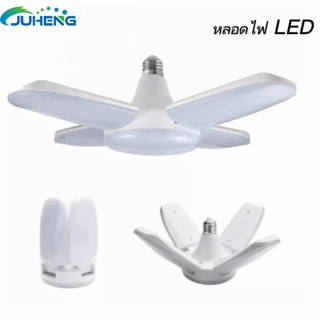 JUHENG 🔥LED ไฟโรงรถ ความสว่าง 80W ความจุแบตเตอรี่ 6500 แอมป์ สามารถหมุนปรับความสว่างได้ LED ไฟติดเพดานโรงรถ