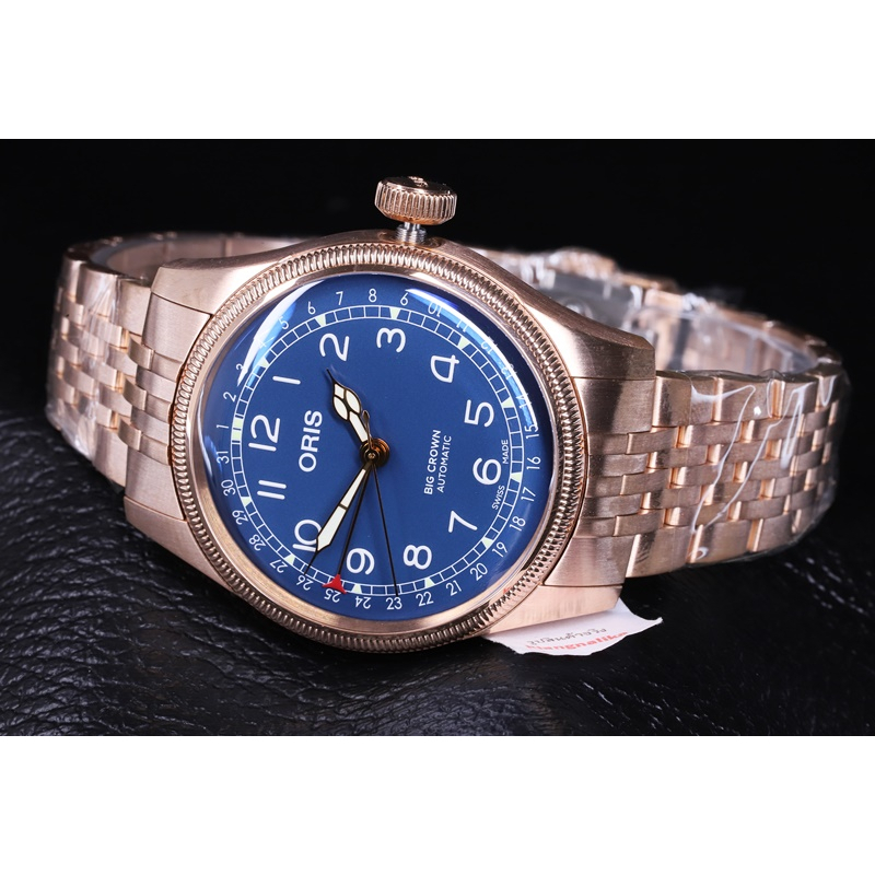 นาฬิกา Oris Big Crown Pointer Date Bronze 01 754 7741 3165-07 8 20 01