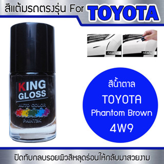 สีแต้มรถยนต์สำหรับ TOYOTA สีน้ำตาล Phantom Brown 4W9