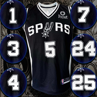 เสื้อบาส เสื้อบาสเกตบอล NBA San Antonio Spurs เสื้อทีม ซานแอนโตนิโอ สเปอรส์ #BK0035 รุ่น Icon ไซส์ S-3XL