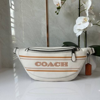 ส่งฟรี💥 กระเป๋าคาดอก คาดเอว coach แท้💯 สีขาว น้ำตาล ผู้ชาย สุดเท่