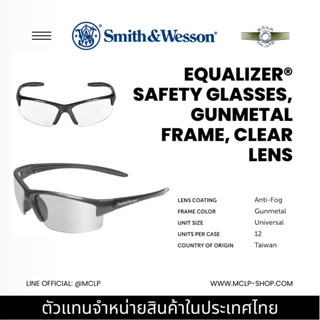 แว่นตานิรภัย Smith &amp; Wesson Equalizer พร้อมกรอบโลหะและเลนส์ในร่ม / กลางแจ้ง