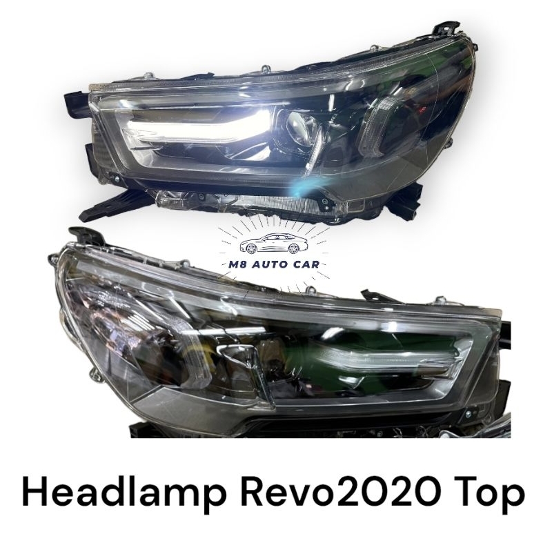 ไฟหน้า Revo Rocco 2020 2021 2022 2023 รุ่น Top led โปรเจคเตอร์ Revo ตัวเตี้ยธรรมดาก็ใส่ได้