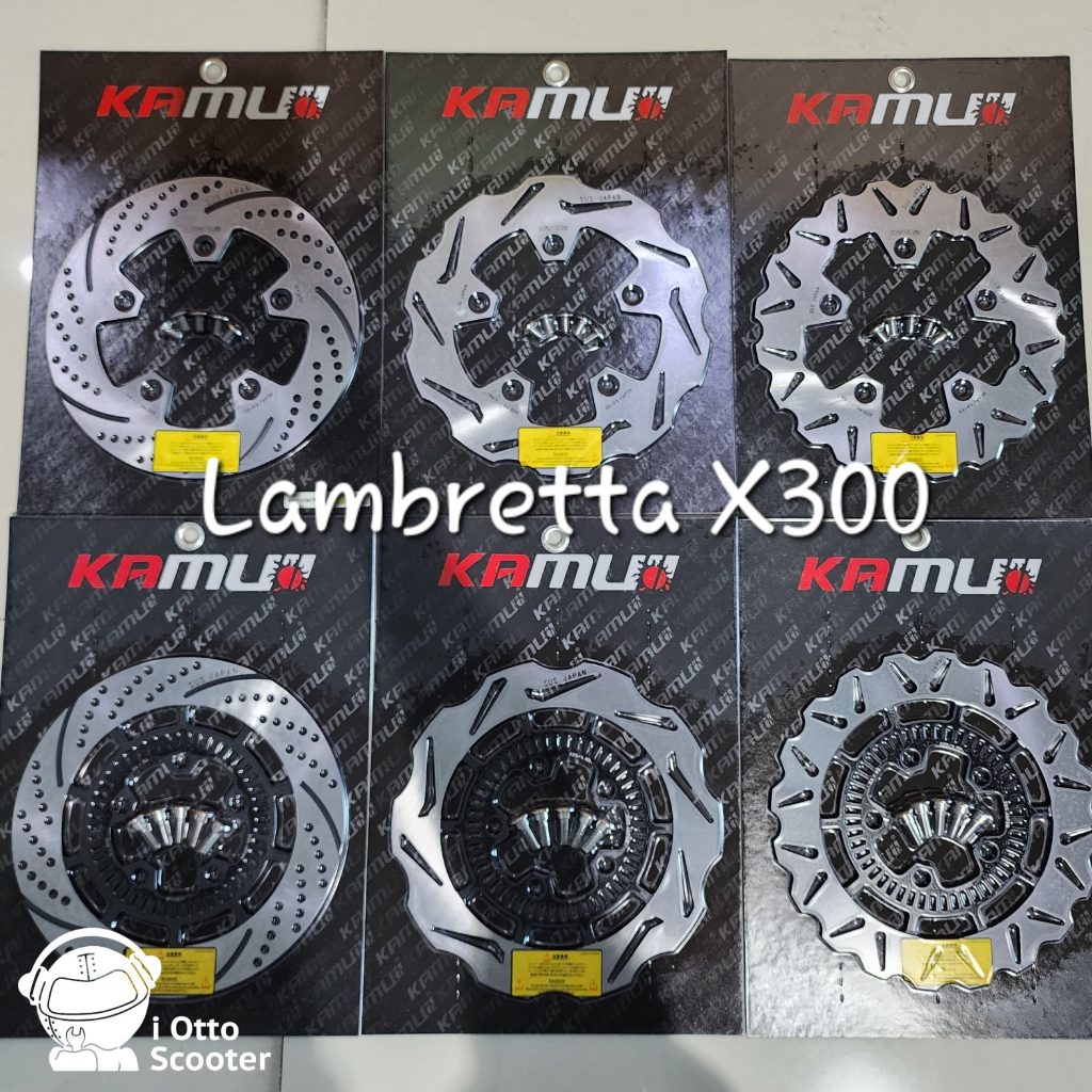 KAMUI จานดิสเบรคหน้า Lambretta X300 X200