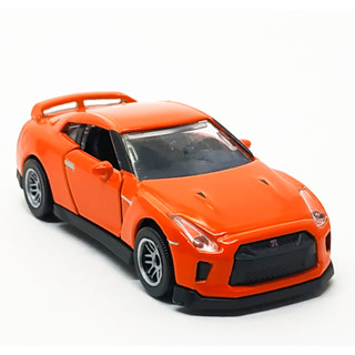 Majorette Nissan GTR R35 - Dots Hood Orange ล้อ D6CS (error) Scale 1/61 (8cm) ไม่มี package