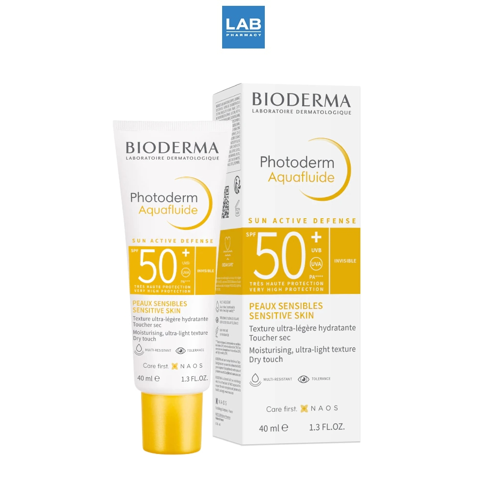 Bioderma Photoderm Aquafluide Sunscreen SPF50+ PA++++ 40 ml. - ไบโอเดอร์มา โฟโตเดิร์ม อะควาฟลูอิด เอ