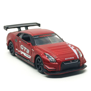 Majorette Nissan GT-R Nismo GT3 - Letter Side Dark Red ล้อ 6SB Scale 1/64 (8cm) ไม่มี package