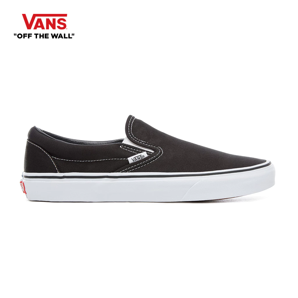 VANS CLASSIC SLIP-ON - BLACK รองเท้า ผ้าใบ VANS ชาย หญิง
