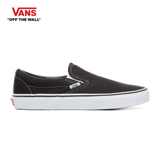 VANS CLASSIC SLIP-ON - BLACK  รองเท้า ผ้าใบ VANS ชาย หญิง